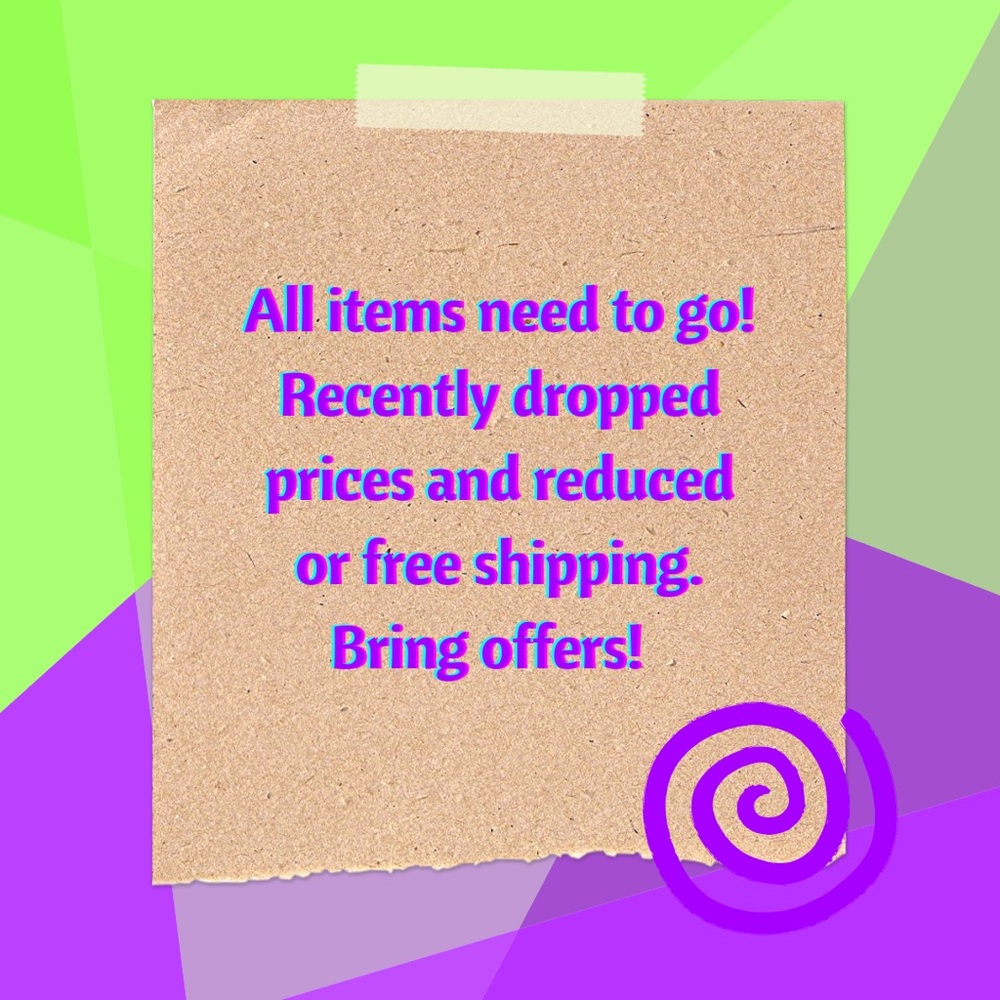Bring your offers! I will consider all reasonable offers!